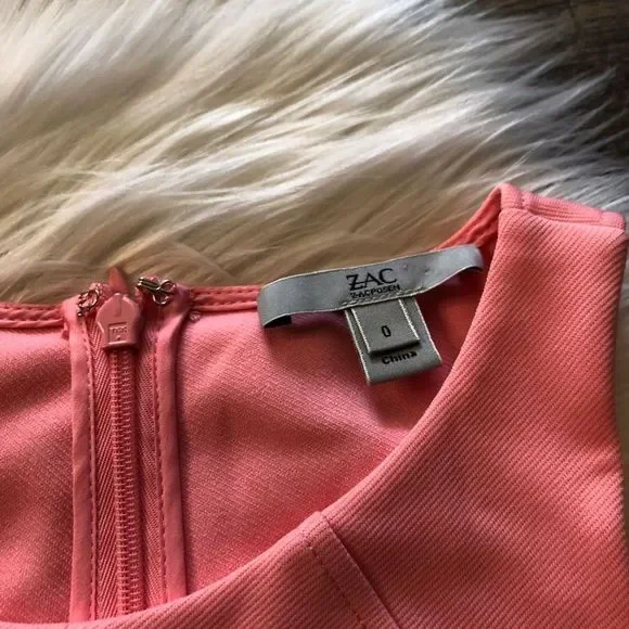 Zac Zac Posen Megan Pink Cutout Fit & Flare Dress - Picture 3 of 7